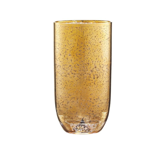 Crackle Tumbler in Gold, Set of 4