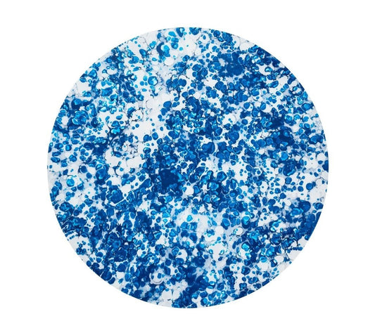 Splash Placemat in White & Blue, Set of 4
