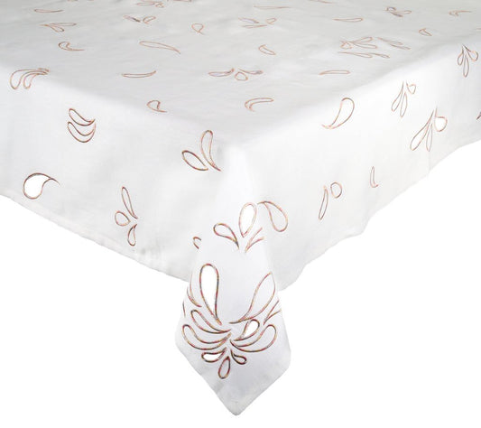 Fireworks Tablecloth in White & Multi