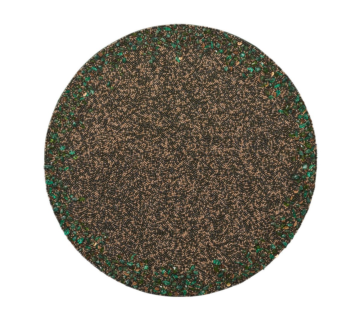 Forest Placemat in Green & Gold, Set of 2